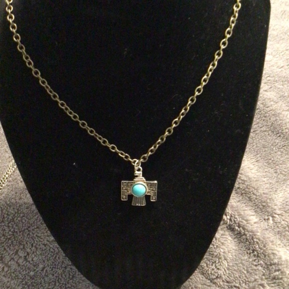 Necklace silver chain Native American inspired charm - Picture 4 of 4